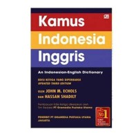 Kamus Indonesia Inggris